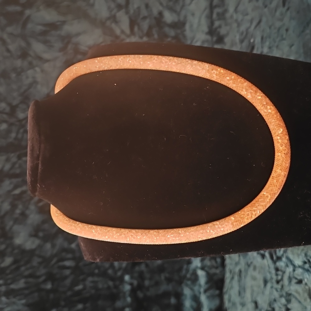 Swarovski Gold And White Necklace